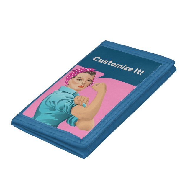 Rosie the Riveter Trifold Wallet (Bottom)