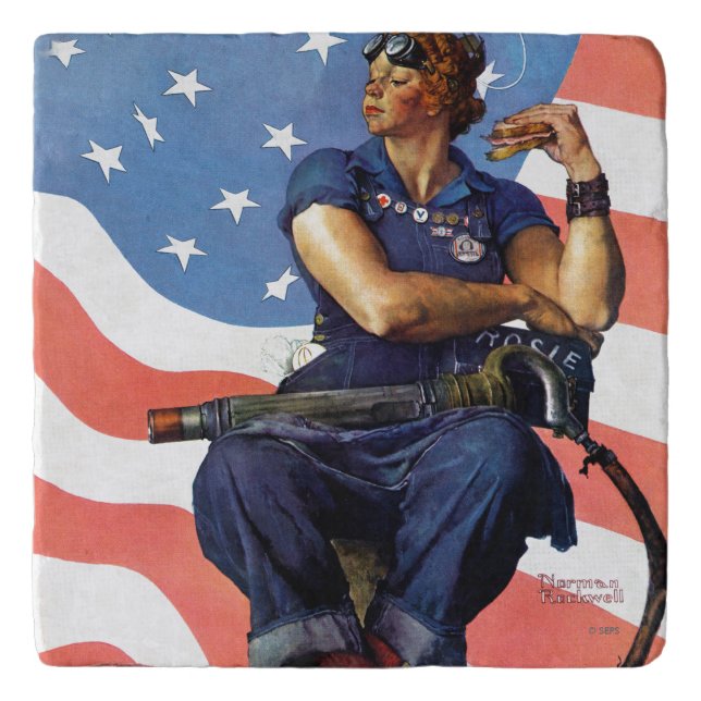 Rosie the Riveter Trivet (Front)