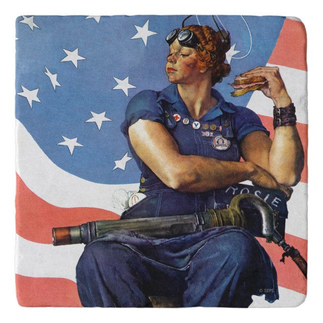 "Rosie the Riveter" Trivet (Front)