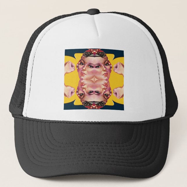 rosie the riveter trucker hat (Front)