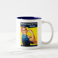 Rosie the Riveter ~ Two-Tone Coffee Mug