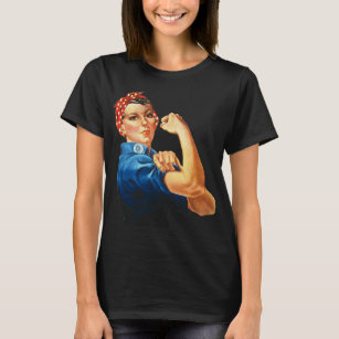 Rosie The Riveter Vintage Feminism T-Shirt