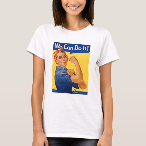 Rosie the Riveter Vintage Poster T_Shirt