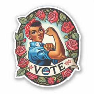 Rosie the Riveter Vote                             Sticker