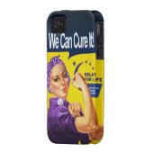 Rosie the Riveter "We can cure it!" Case-Mate iPhone Case (Back Left)