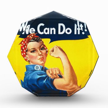 Rosie The Riveter – “we Can Do It!” Award by s_and_c at Zazzle