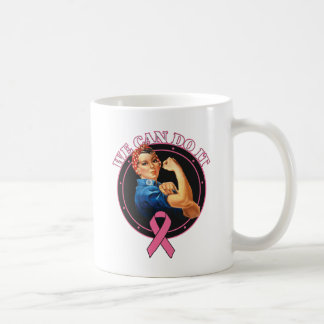 Rosie The Riveter We Can Do It Breast Cancer Coffee Mug