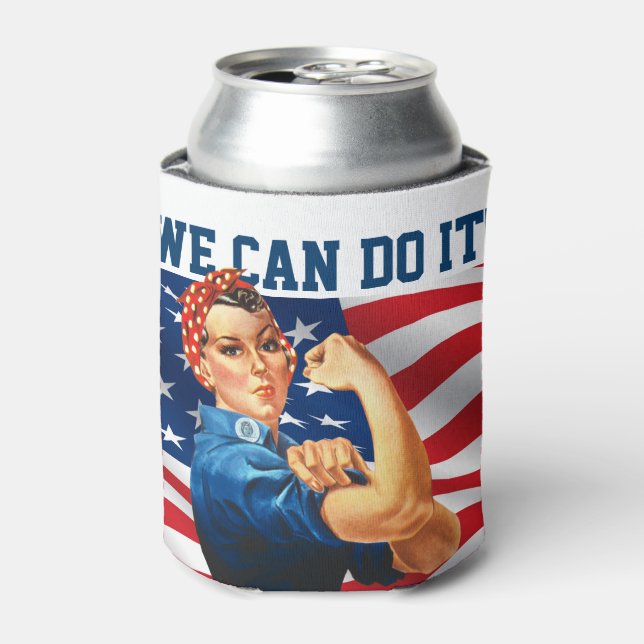 Rosie the Riveter - We CAN Do It! Cooler (Can Front)