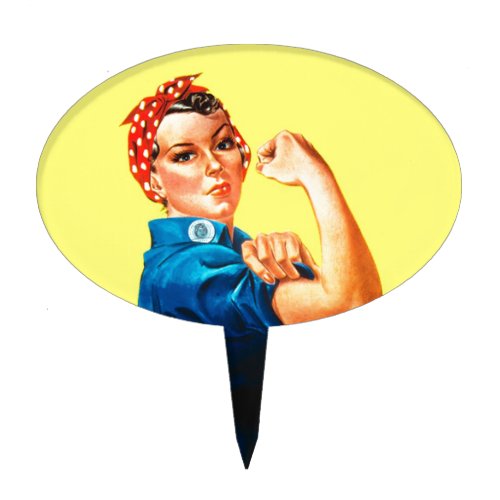 Rosie the Riveter _ We can do it Cultural Icon Cake Topper