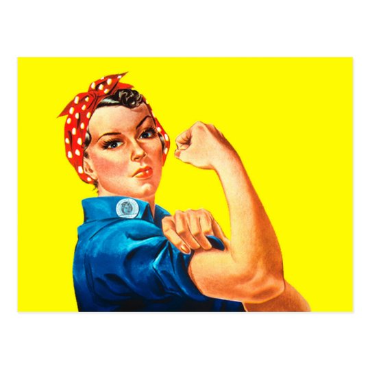 Rosie the Riveter - We can do it, Cultural Icon Postcard | Zazzle.com