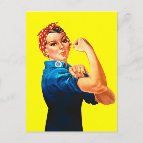 Rosie the Riveter _ We can do it Cultural Icon Postcard