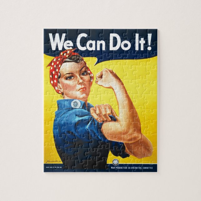 Rosie the Riveter – “We Can Do It!” Jigsaw Puzzle (Vertical)