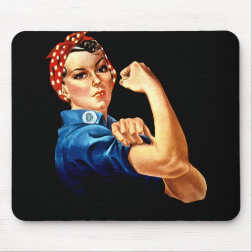 Rosie the Riveter _ We Can Do It Mouse Pad