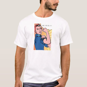 Rosie the Riveter We Can Do It! Pop Art Dots T-Shirt