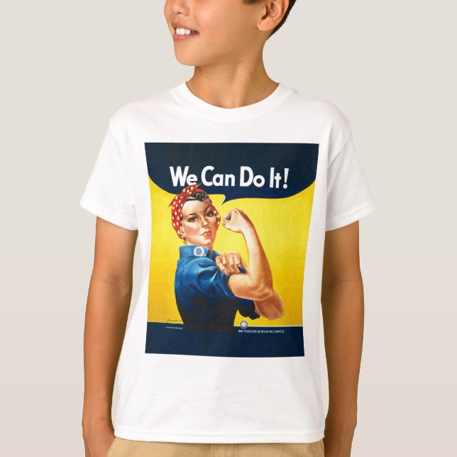 Rosie the Riveter "We Can Do It!" T-Shirt (Front)