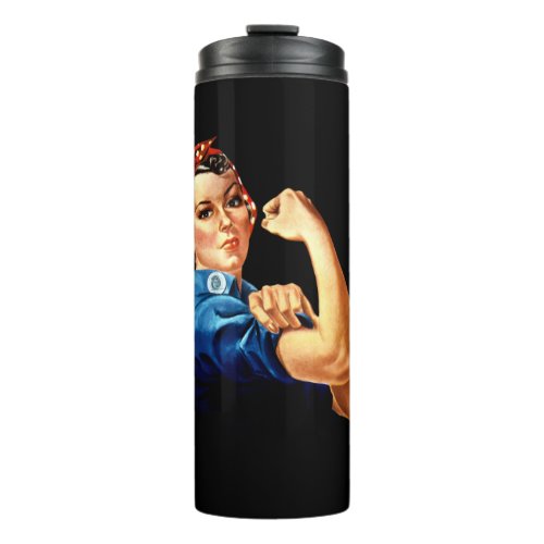 Rosie the Riveter _ We Can Do It Thermal Tumbler