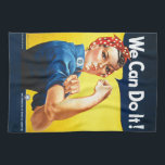 Rosie the Riveter – “We Can Do It!” Towel<br><div class="desc">Our unique Rosie the Riveter "We Can Do It!" product,  featuring the iconic WWII Rosie the Riveter poster.</div>