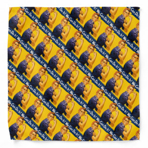 Rosie the Riveter We Can Do It Vintage Retro Bandana