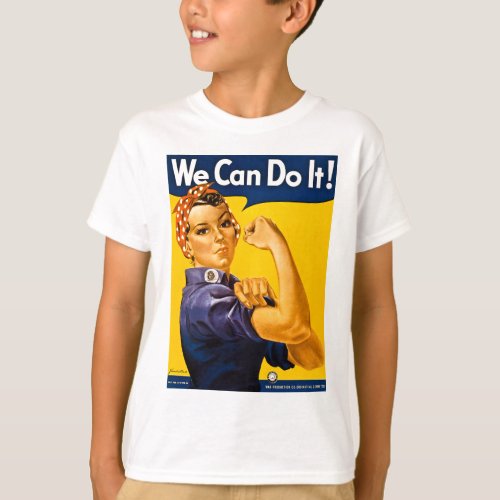 Rosie the Riveter We Can Do It Vintage T_Shirt