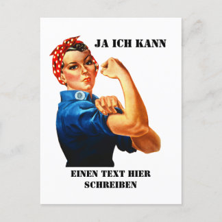 Rosie the Riveter - Yes We Can Postcard