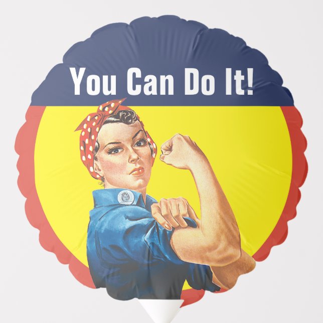 Rosie the Riveter You Can Do It Balloon (Front)