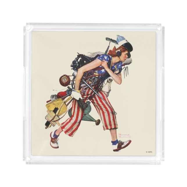 Rosie to the Rescue Acrylic Tray (Front)