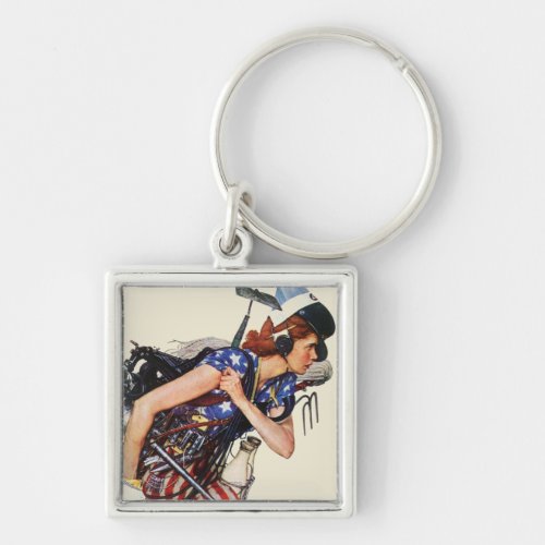 Rosie to the Rescue Keychain