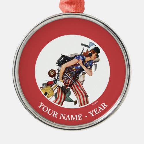 Rosie to the Rescue Metal Ornament