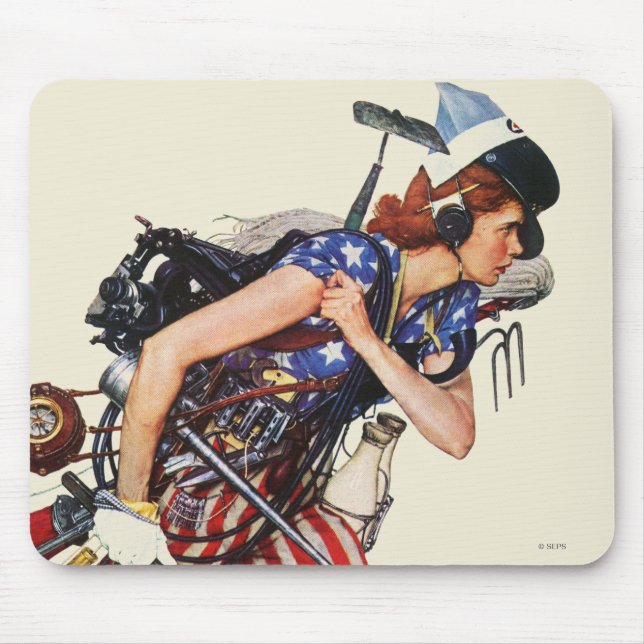 Rosie to the Rescue Mouse Pad (Front)