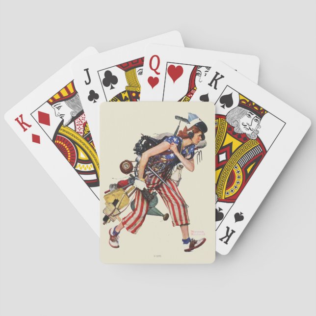 Rosie to the Rescue Poker Cards (Back)