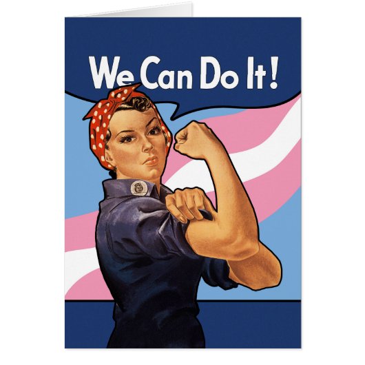 Rosie Transgender Pride Cards (Front)