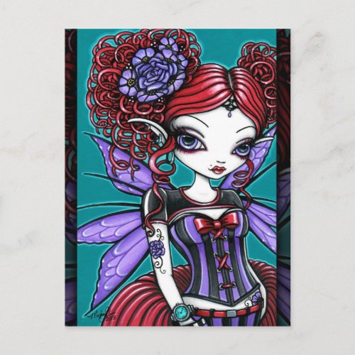 Rosie Twinkle Pixie Rose Tattoo Fairy Postcard