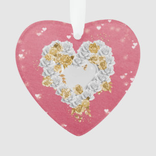 Rosie's Rose Heart Ornament