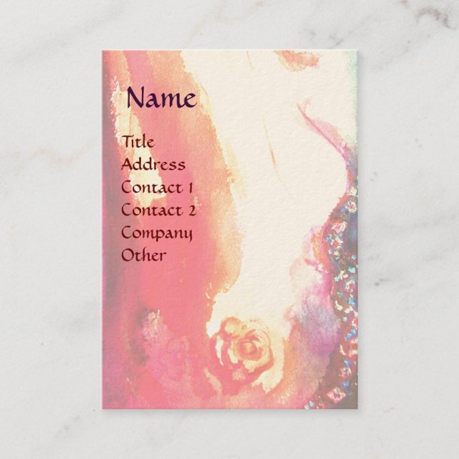 ROSINA  ,Beauty Hair Salon, Spa ,Makeup Artist Business Card (Front)
