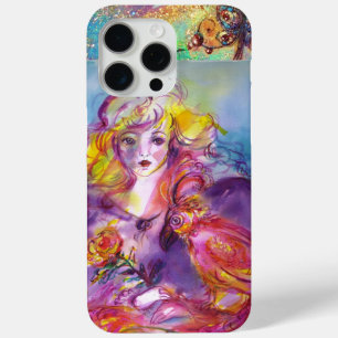 ROSINA /Young Girl with Rose and Parrot iPhone 15 Pro Max Case