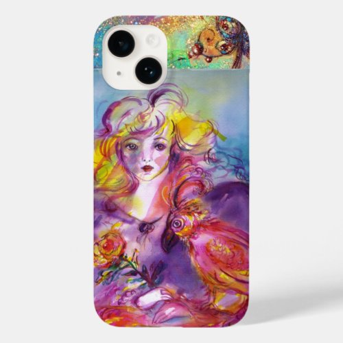 ROSINA Young Girl with Rose and Parrot Case_Mate iPhone 14 Case