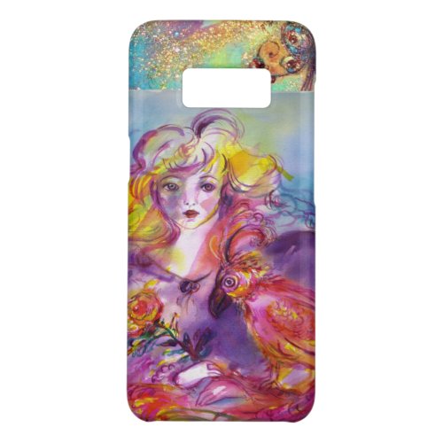 ROSINA Young Girl with Rose and Parrot Case_Mate Samsung Galaxy S8 Case