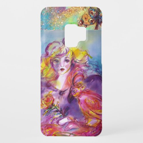 ROSINA Young Girl with Rose and Parrot Case_Mate Samsung Galaxy S9 Case