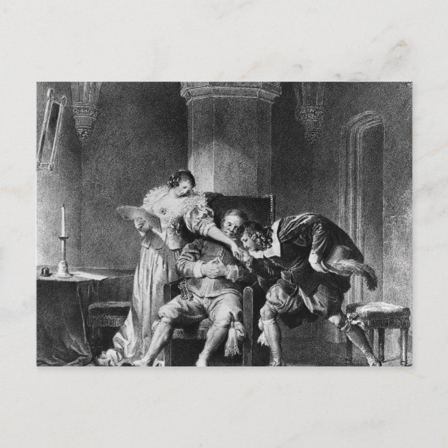 Rosine, Bartholo, Count Almaviva Postcard (Front)