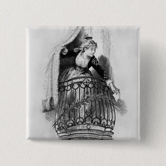 Rosine Pinback Button (Front)