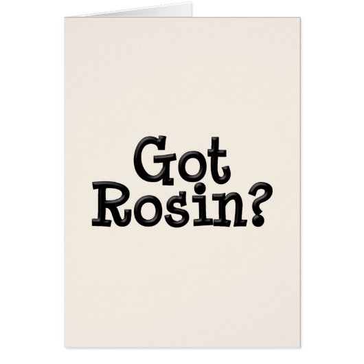 RosinGotHat Cards (Front)