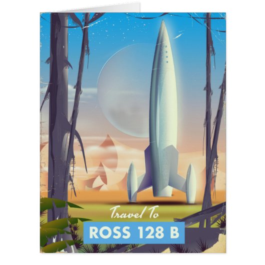 Ross 128 B Science fiction poster (Front)