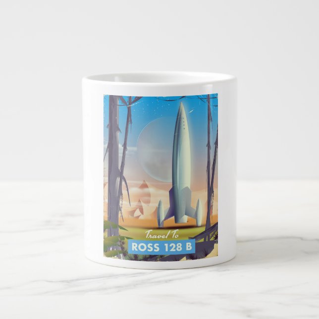 Ross 128 B Science fiction poster Large Coffee Mug (Front)
