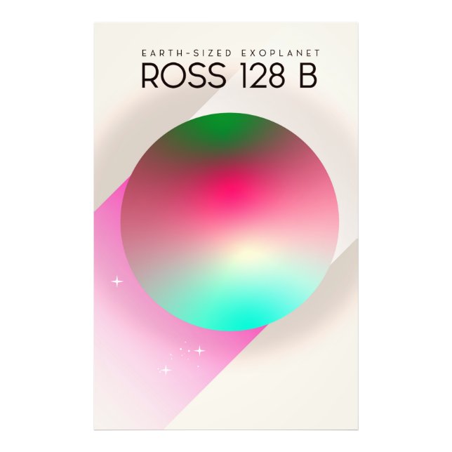 Ross 128B Science fiction poster (Front)