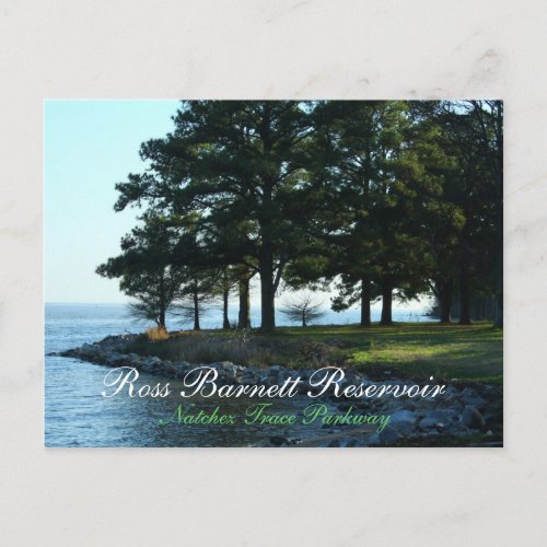 Ross Barnett Reservoir on Natchez Trace Parkway Postcard