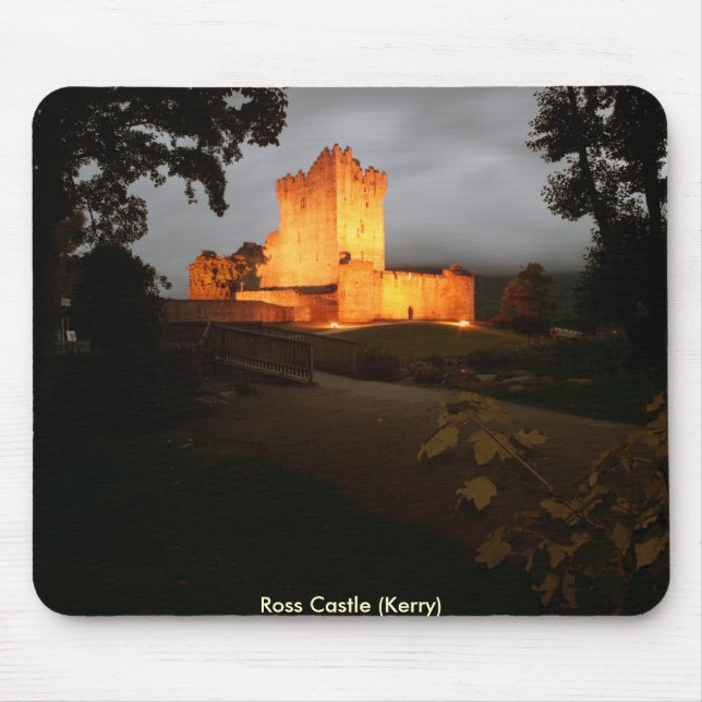 Ross Castle at  Night Mouse Pad (Front)