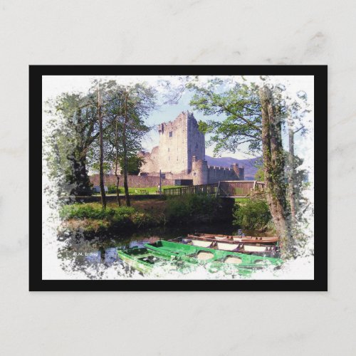 Ross Castle Ireland Postcard