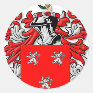 Ross Coat of Arms Classic Round Sticker