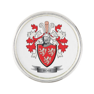 Ross Family Crest Coat of Arms Pin