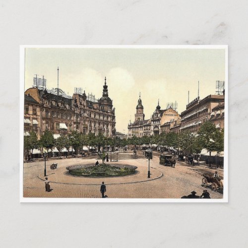 Ross Market Frankfort on Main ie Frankfurt am Postcard